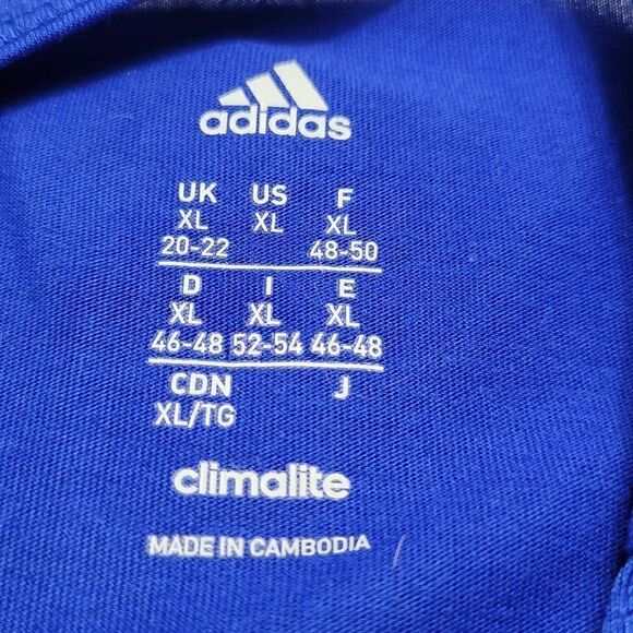 Adidas Women's X-Large Blue Athletic Gym Muscle Tank Top - Picture 5 of 6